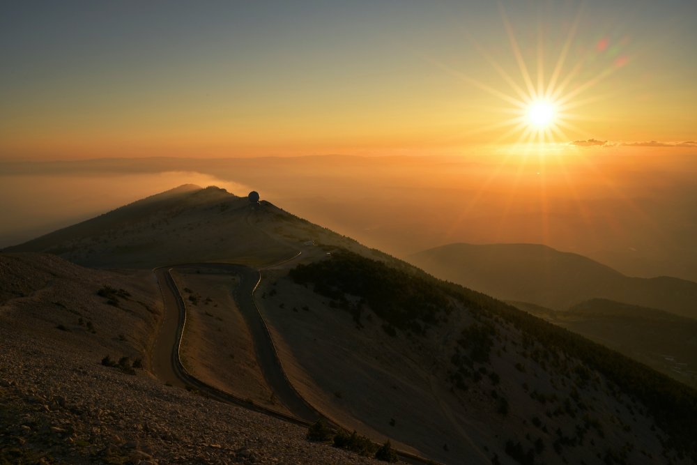 Mont Ventoux Sonnenuntergang